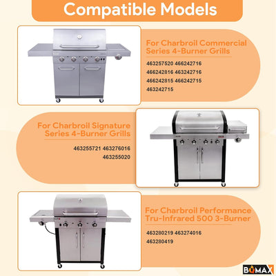 Rejillas parrilla 17pulg TRU infrarroja 4 quemadores G533