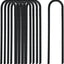 Estacas metal 8pulg resistentes con gancho U pack 10