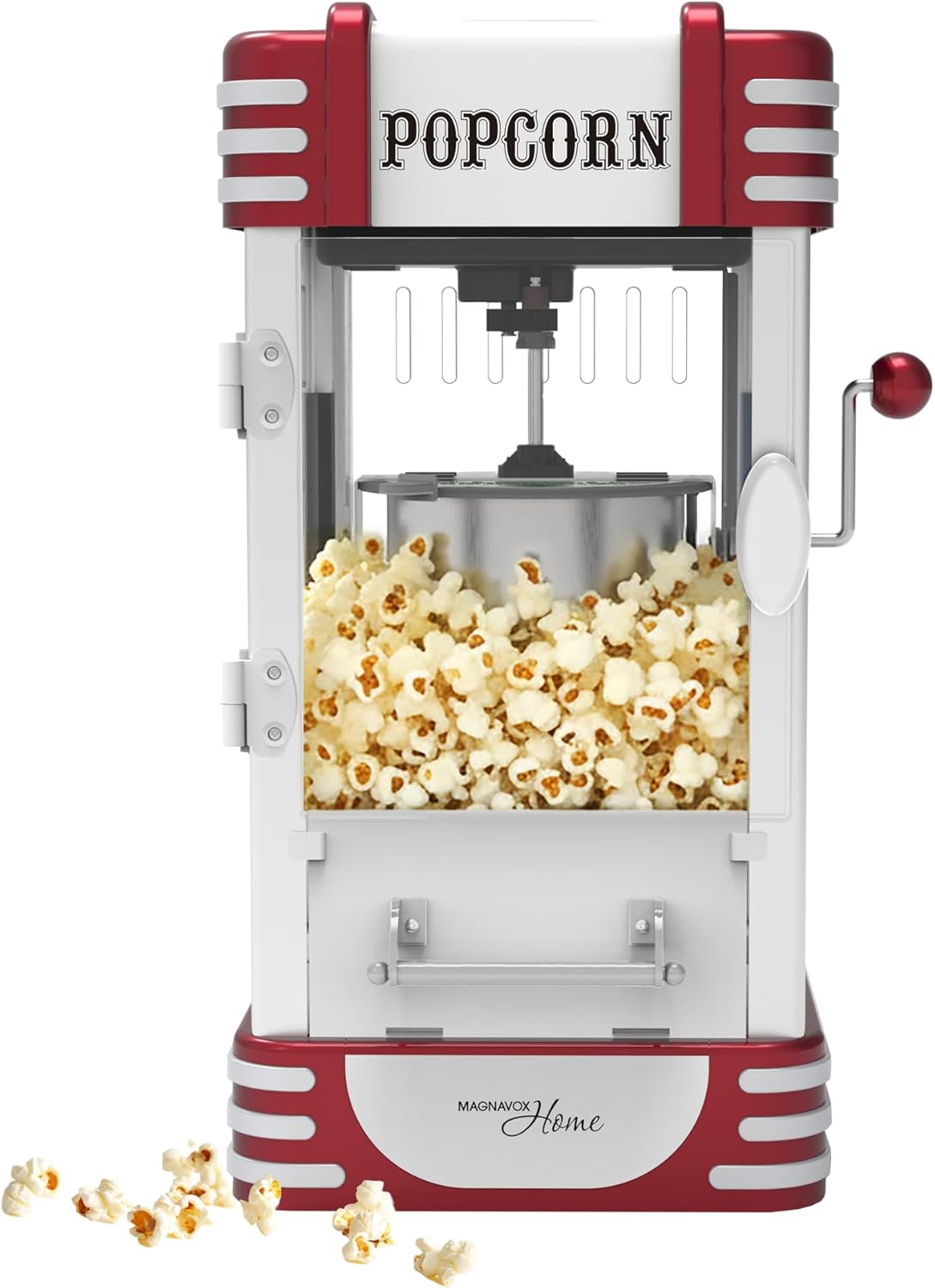 Máquina palomitas estilo cine con cuchara 2.5oz rojo