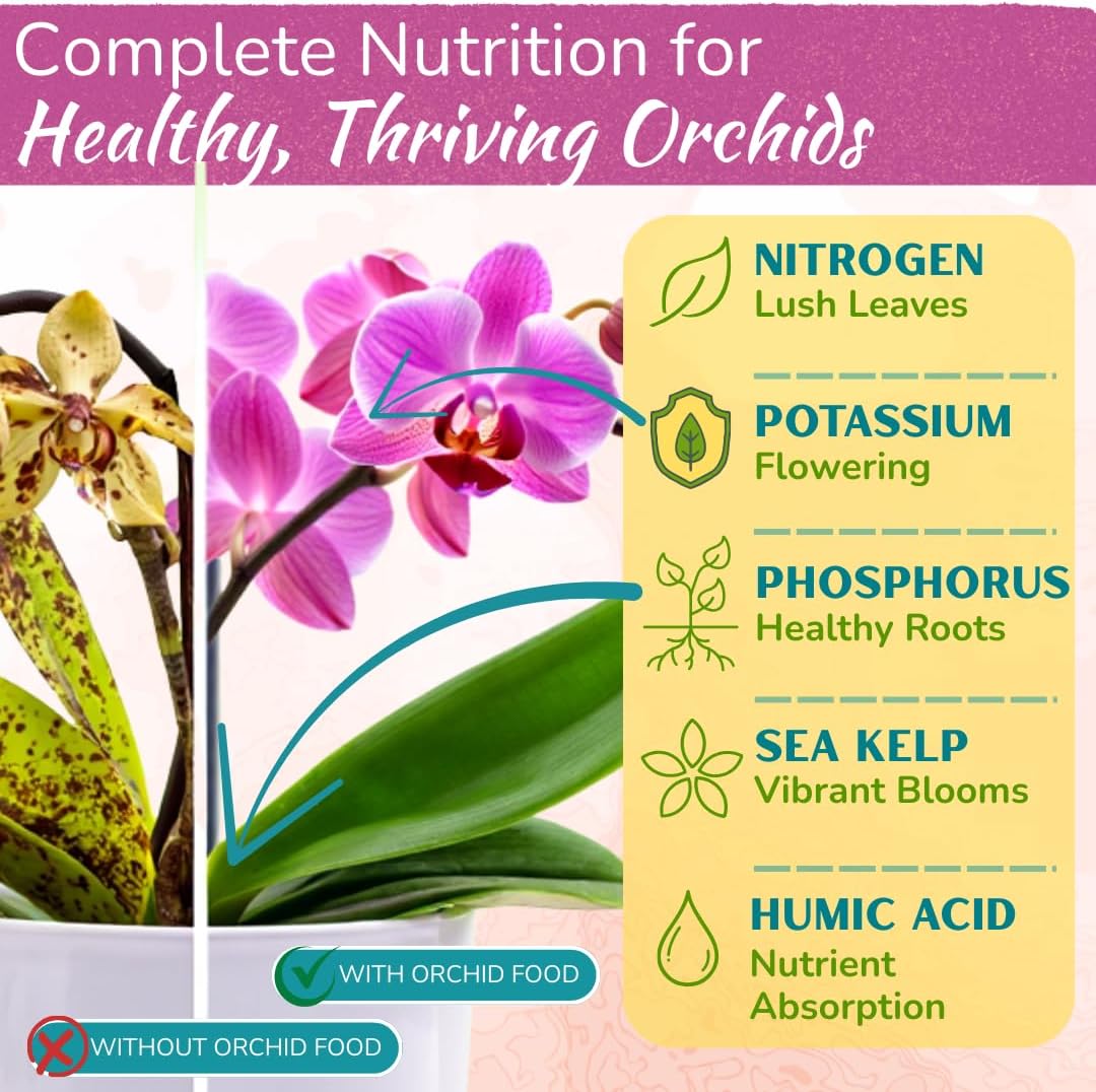 Spray fertilizante orquídeas nutrientes para flores y raíces
