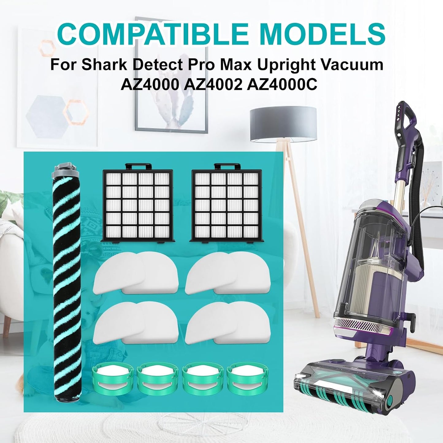 Filtro repuesto Shark Detect Pro Max HEPA y espuma