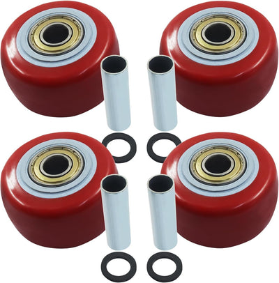 Ruedas de carro empuje 2.5pulg placa resistente poliuretano