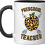 Taza Cerámica Estampado Leopardo Negro/Blanco