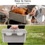 Contenedor acero inox para aperitivos y alimentos con tapas