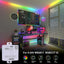 Controlador LED RGB CCT 5-24V con app y sincronía musical
