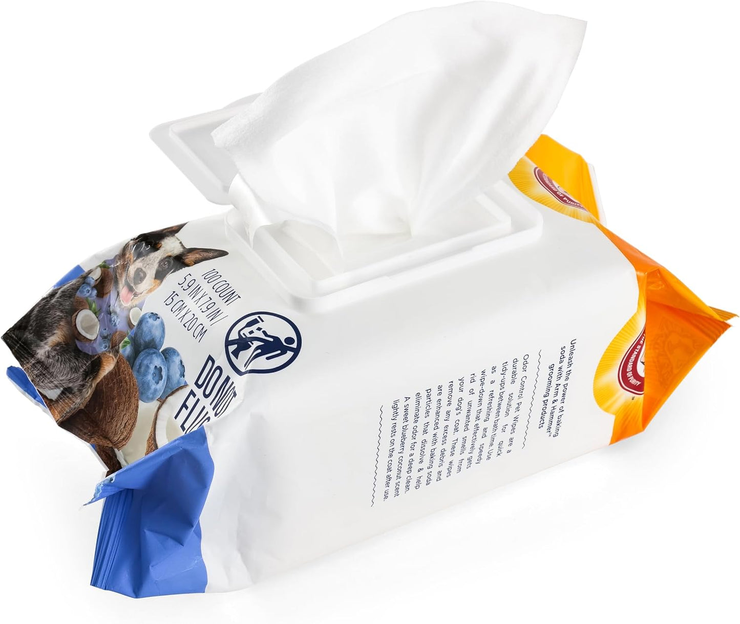 Toallitas para perros aroma arándano 100uds