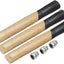 3 Pzas Mango Martillo Madera 10.2pulg Cuña Redonda Carpintería