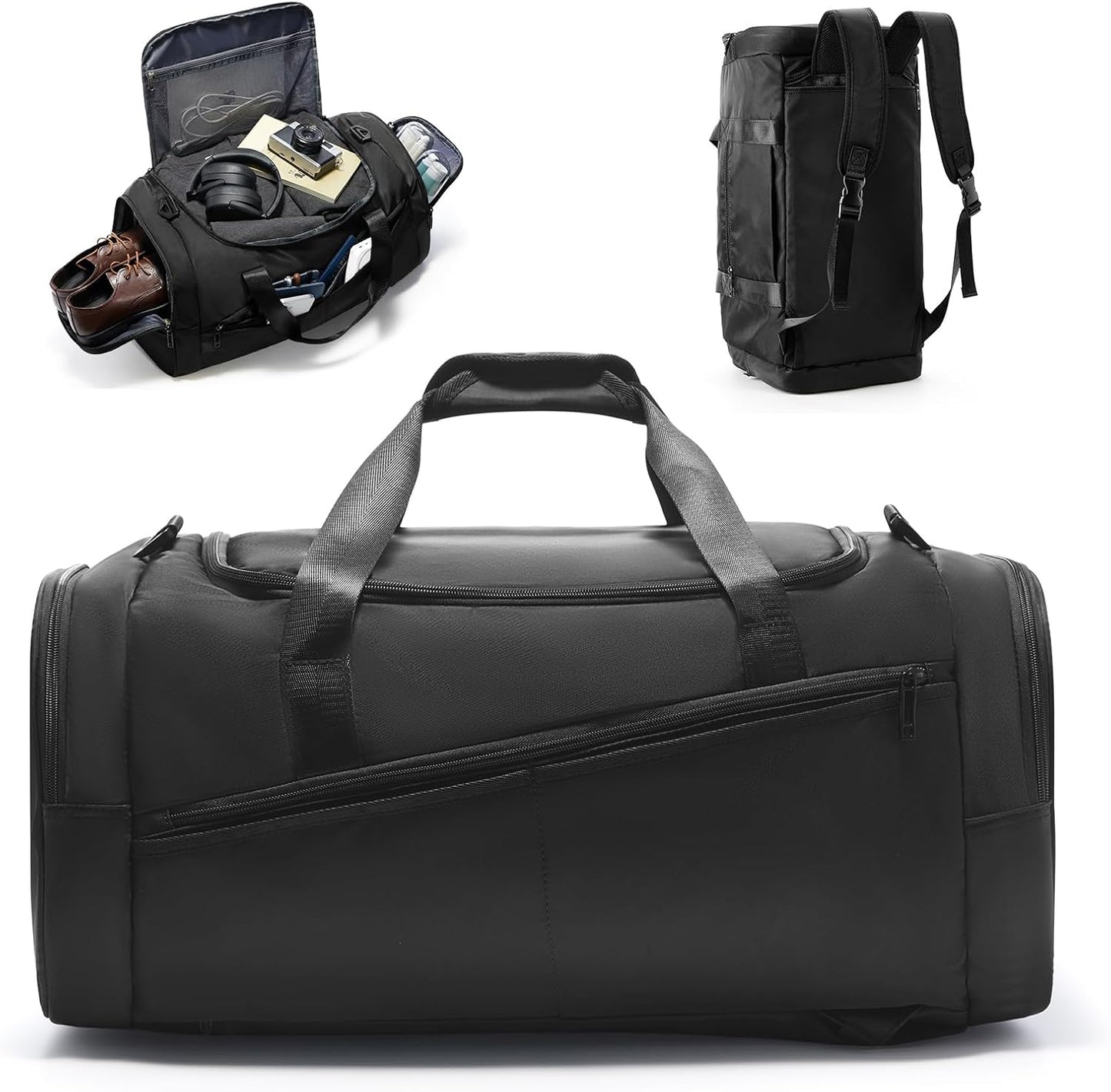 Bolsa viaje 22x14x9pulg con compartimento zapatos