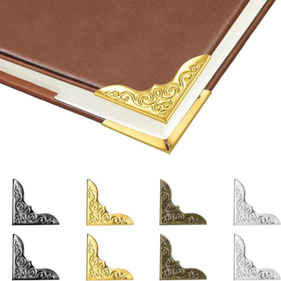 100 Protectores Esquina Metal 4 Colores Albumes