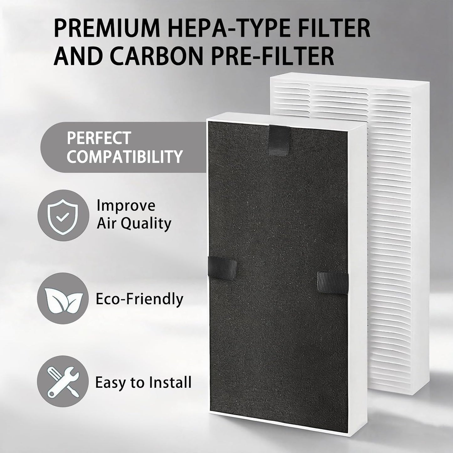 Paquete 4 filtros FRF102B comp HHT270 HHT290