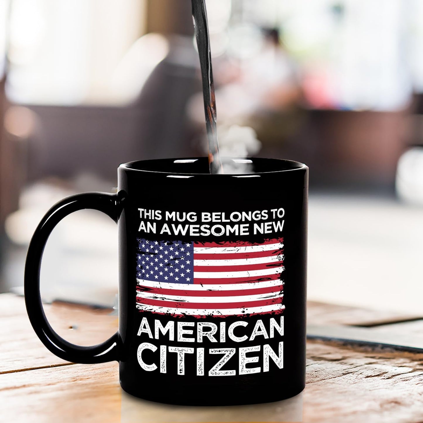 Taza regalo para nuevo ciudadano estadounidense