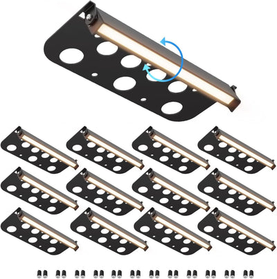 12 Luces Pared 7pulg LED Blanca 2700K 5W 12V IP65