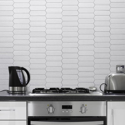 Hoja metal cepillado 12x12pulg para azulejos cocina baño