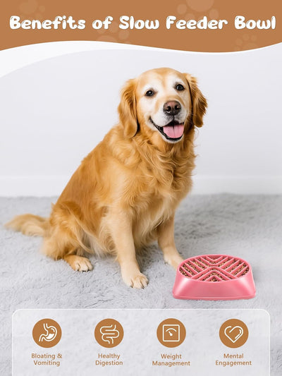 Tazones perros grandes 5 tazas laberinto antideslizante sin BPA