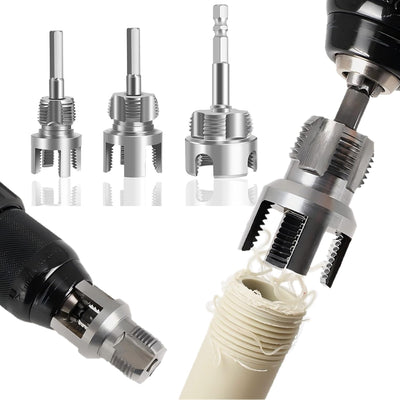 Enhebrador PVC set 3 pzas 1 ″ 1/2 ″ 3/4 ″