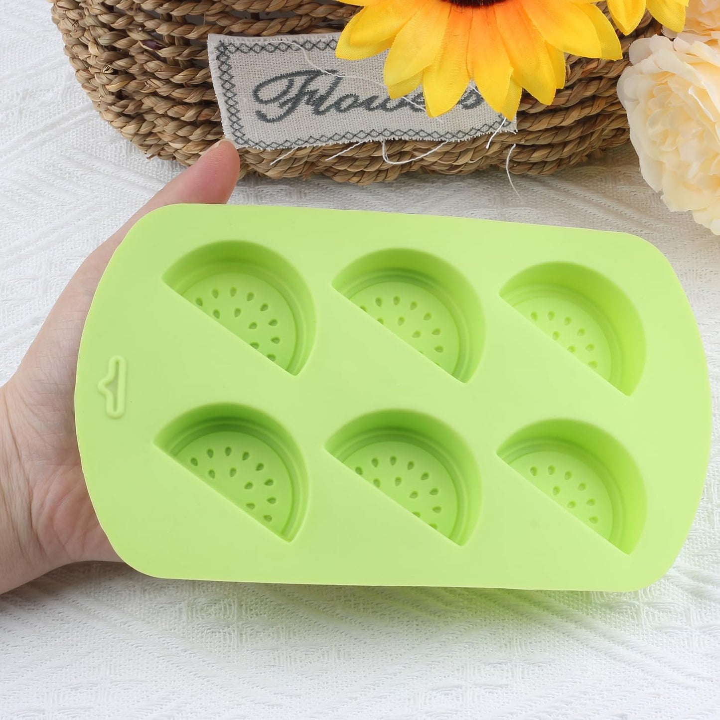 Moldes silicona 6 cavidades para caramelos dulces decoración set 2