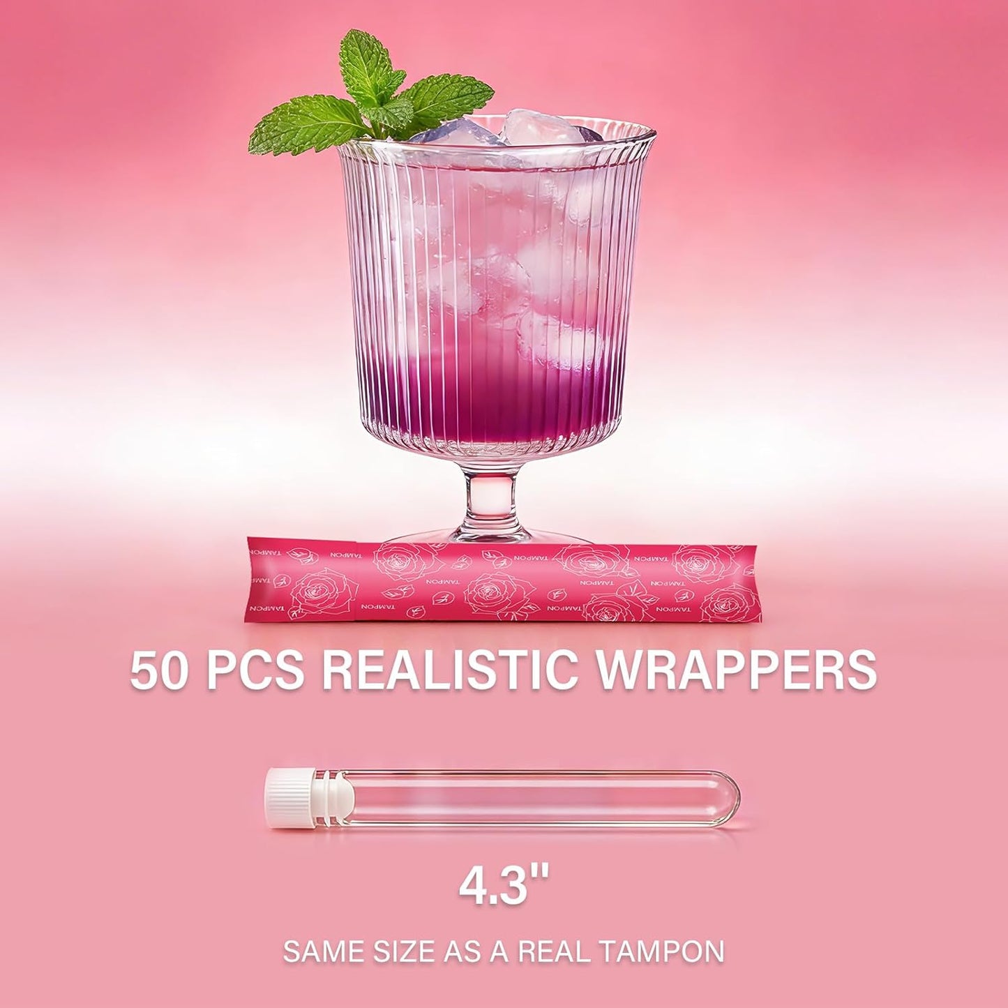 79 Frascos Tampón con Tubos Plástico Reutilizables