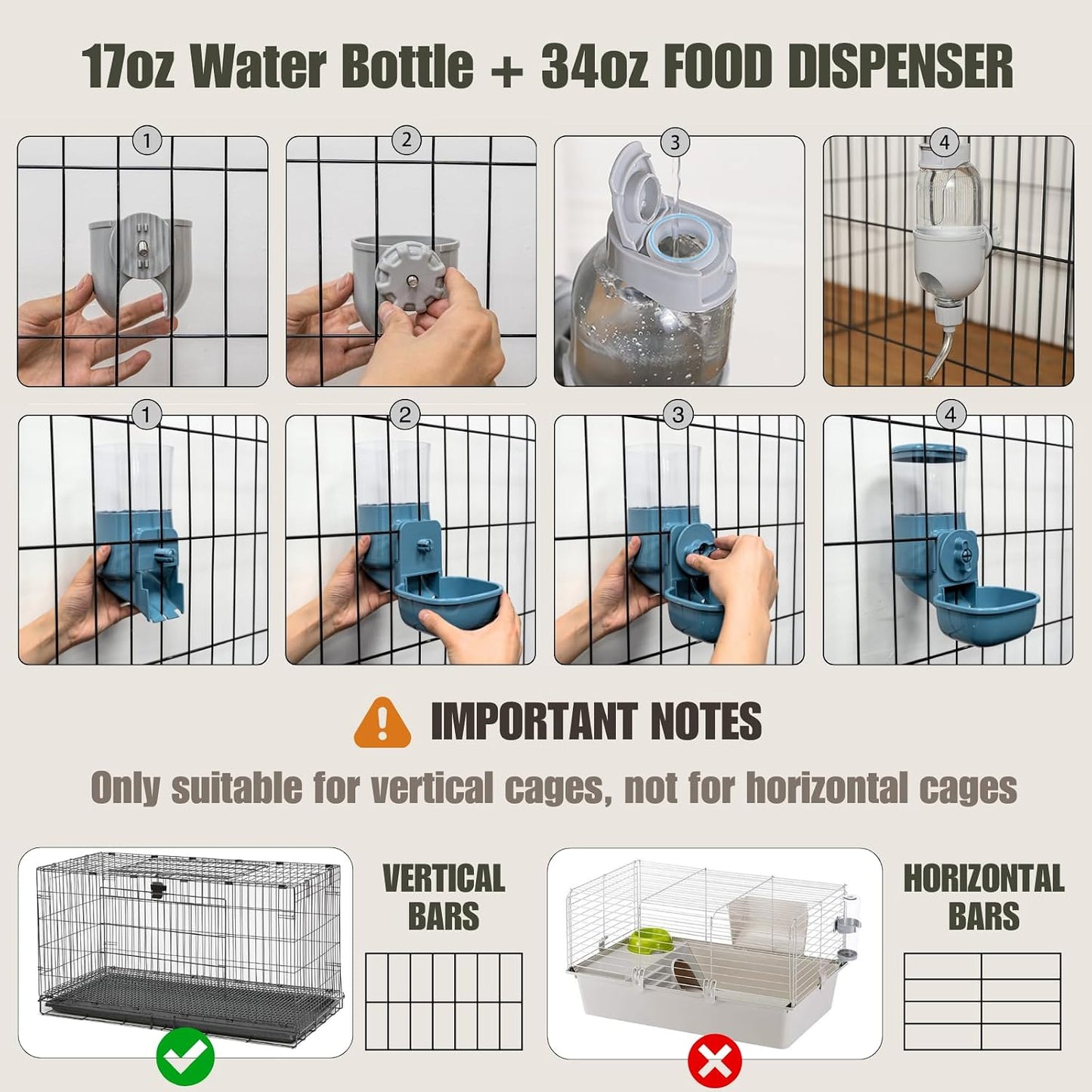 Dispensador agua mascotas juego botellas gris