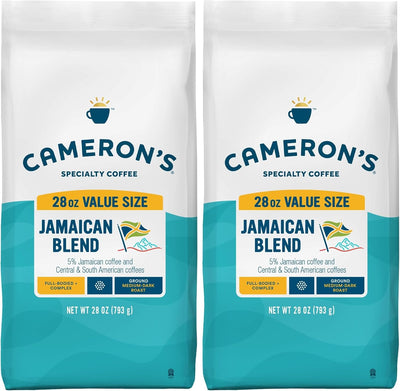 Bolsa de café molido tostado mezcla jamaicana paquete de 2