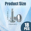 Tornillos repuesto cubierta carga comp Siemens EQ y Murray 18 Uds