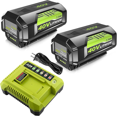 Batería litio OP4060 40V 7.5Ah y cargador OP401 para Ryobi P403A