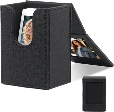 Funda piel sintética para fotos 2x3 con caja portátil 50 fotos