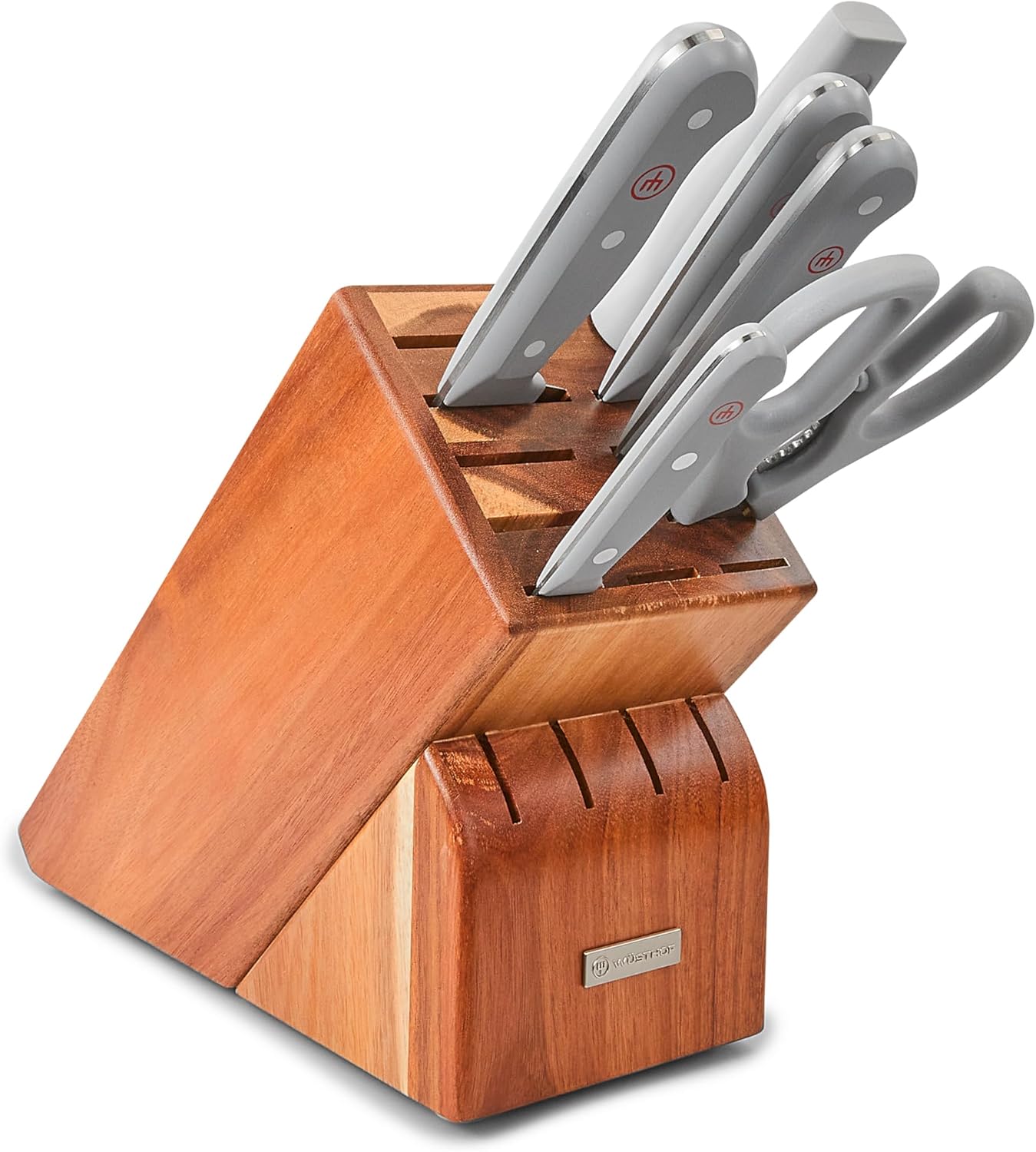 Juego de cuchillos gourmet WÜSTHOF 7 piezas color gris