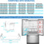 Contenedor estante puerta frig. comp. Whirlpool WRF767SDHZ