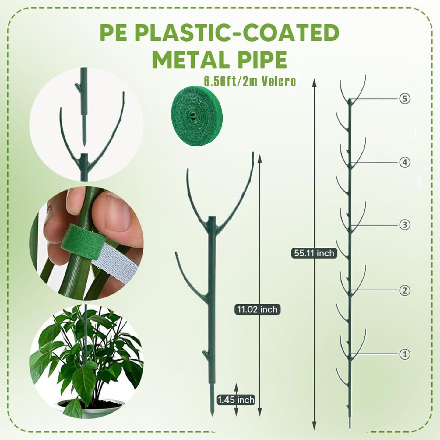 Soporte apilable para plantas Monstera y trepadoras