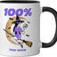 Taza cerámica That Witch 100% negra/blanca