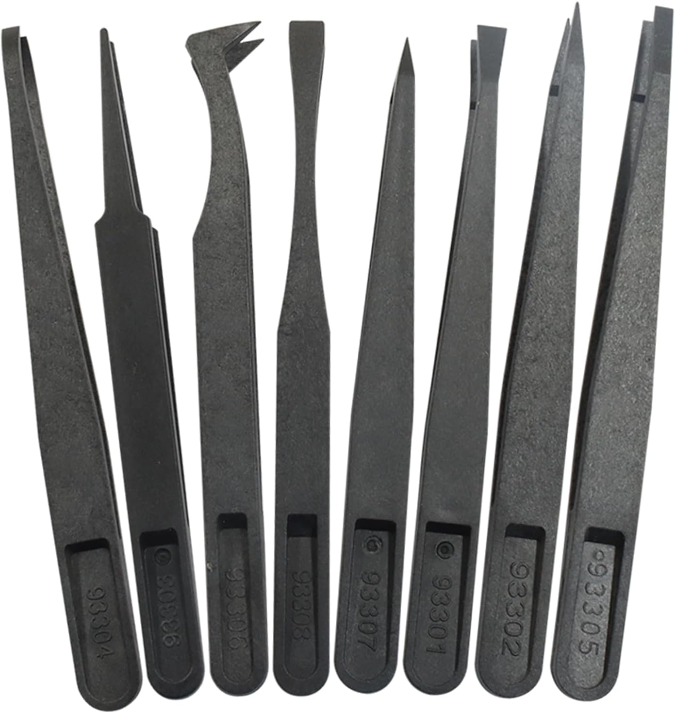 8 Pzas Pinzas Plástico Precisión Tornillo 4.5-4.8pulg Antiestáticas