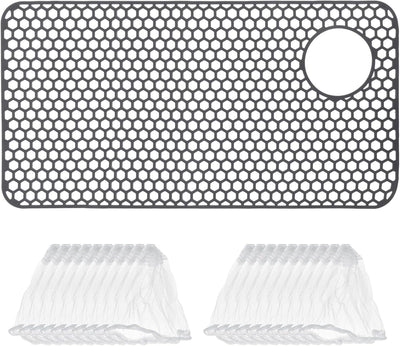 Protector fregadero silicón 28x14pulg antiderrap