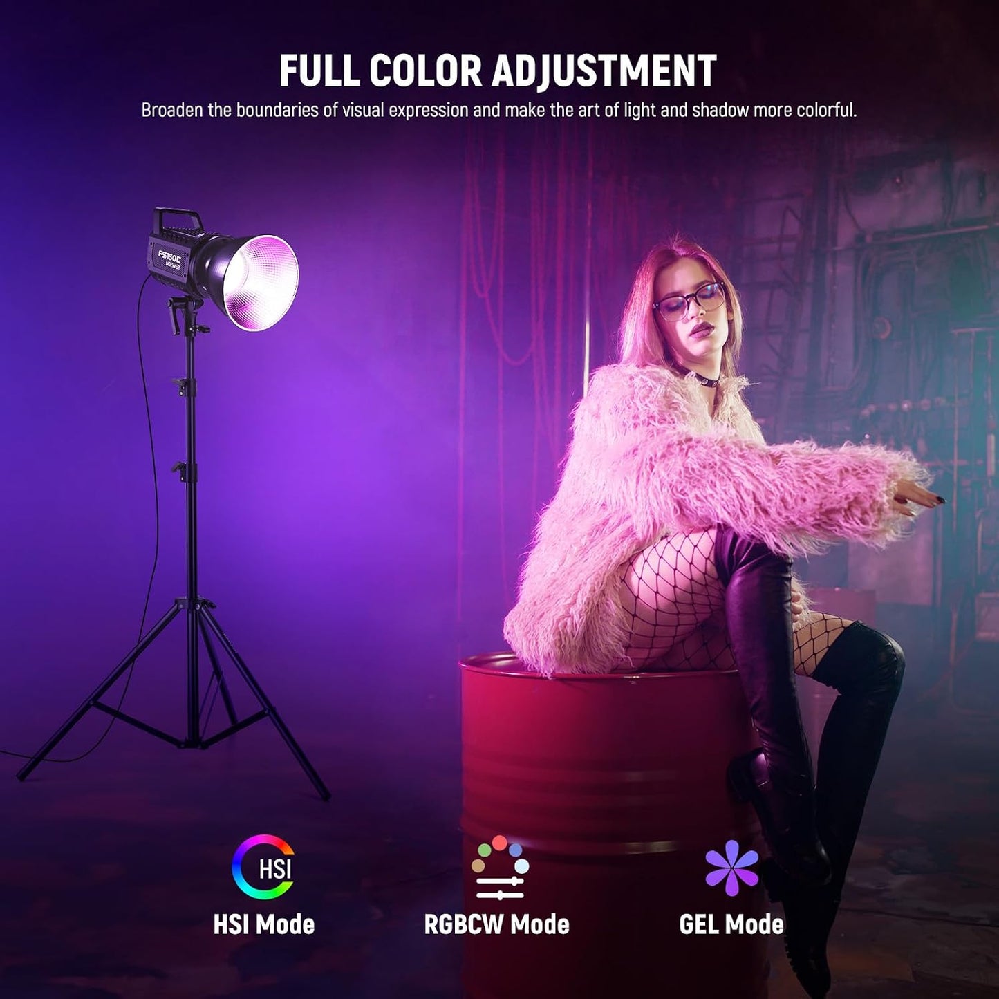 Proyector Luz LED RGB APP 17 efectos 2500-7500K