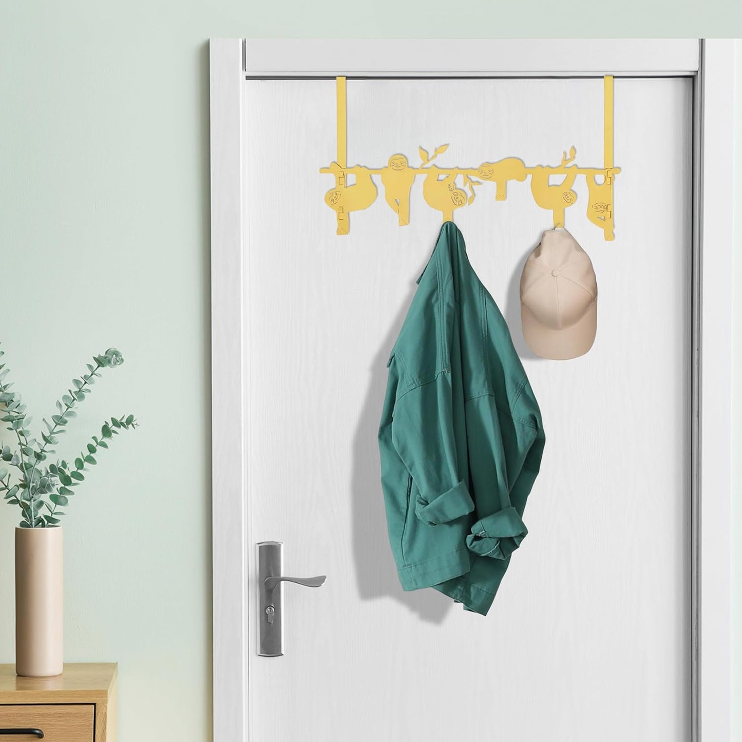 Toallero perezoso dorado para baño