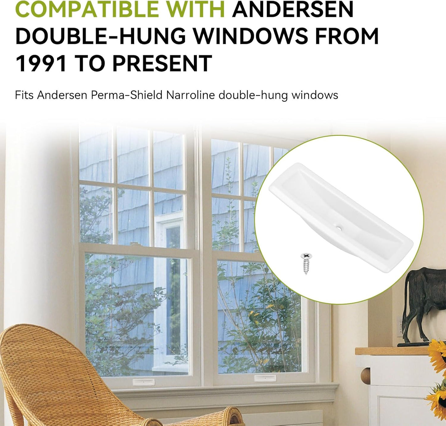 Repuesto manija elevación ventana Andersen PSNL 1991-presente