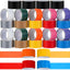 Paquete 24 rollos cinta adhesiva colores 2x11yd resistente agua