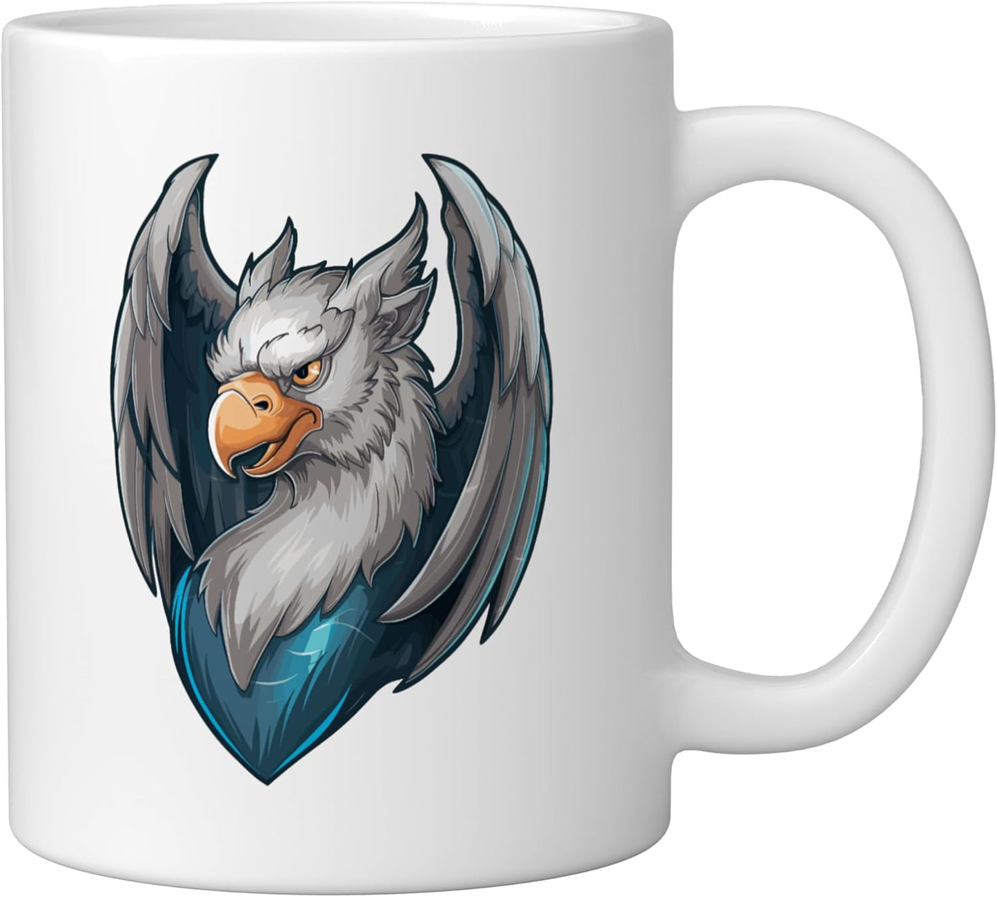 Taza Cerámica Coller Mighty Griffin Blanca