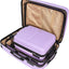Set 3 maletas PC ABS ruedas silenciosas 20/24/28 morado