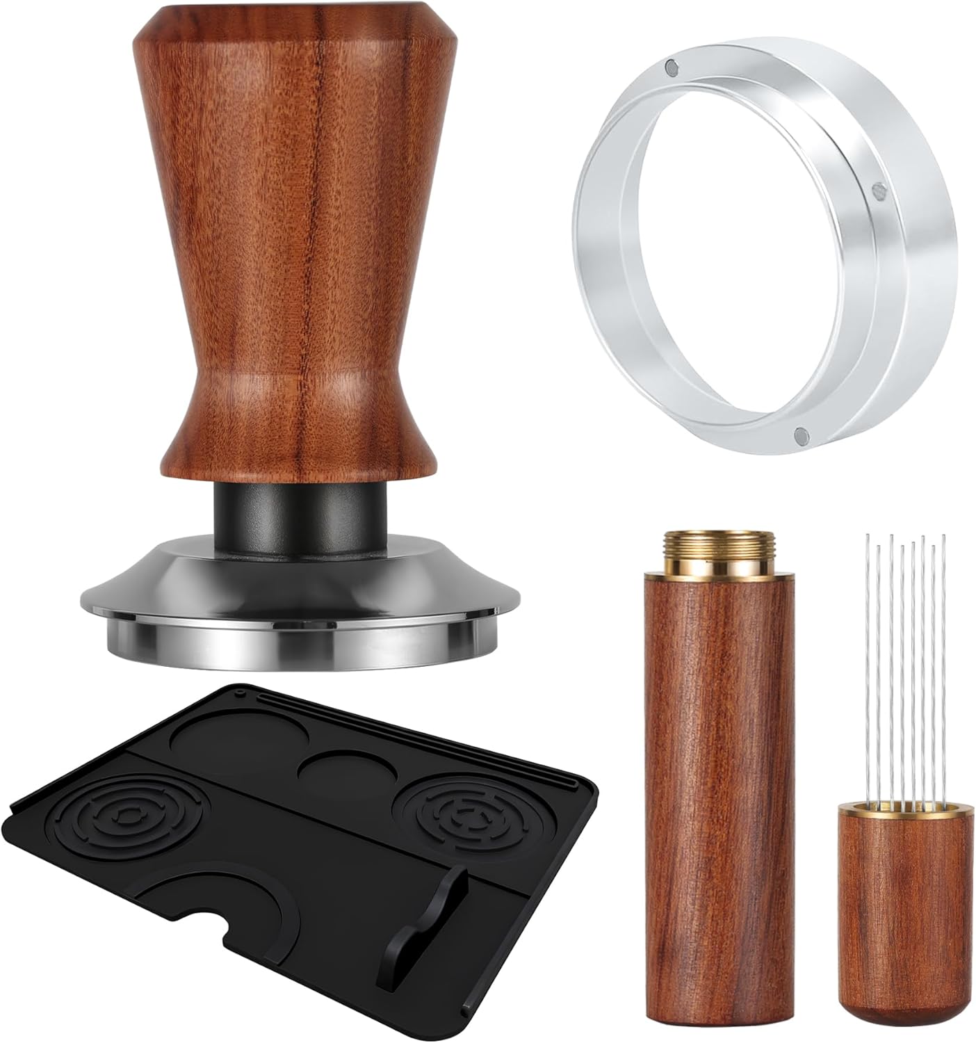 Kit accesorios espresso 2.087pulg con tamper alfombrilla