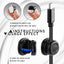 Soporte cables escritorio pack 9 clips resorte adhesivo