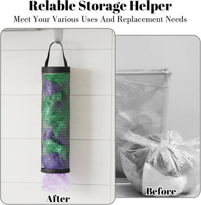 6 soportes para bolsas de plástico 14 pulgadas organizador reutilizable