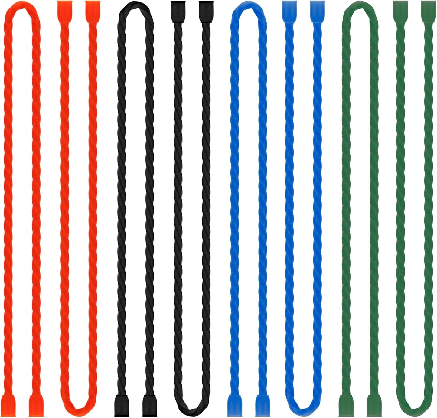 Bridas silicona 18pulg reutilizables para cables organizador