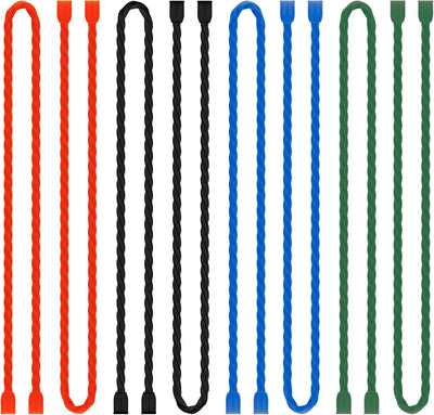 Bridas silicona 18pulg reutilizables para cables organizador