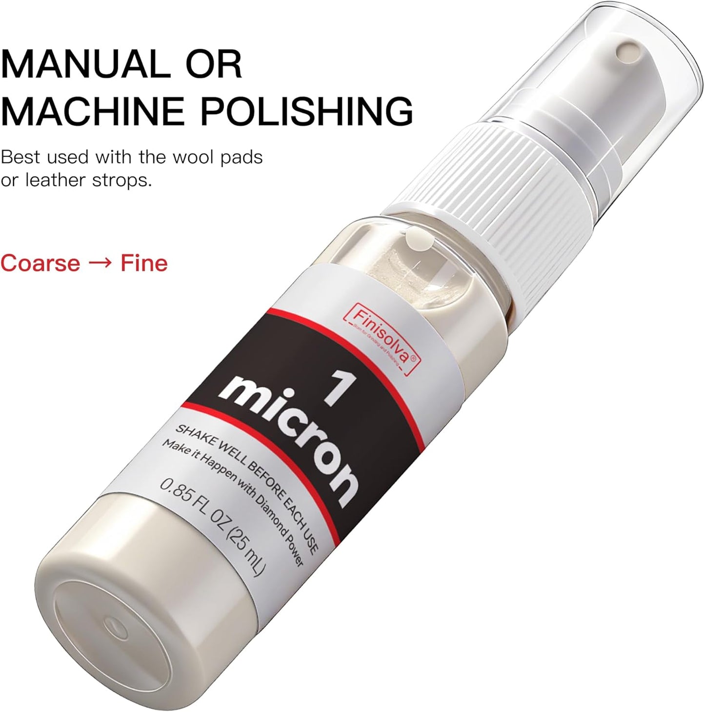 Emulsión diamante 1 micrón para cuchillos y cuero