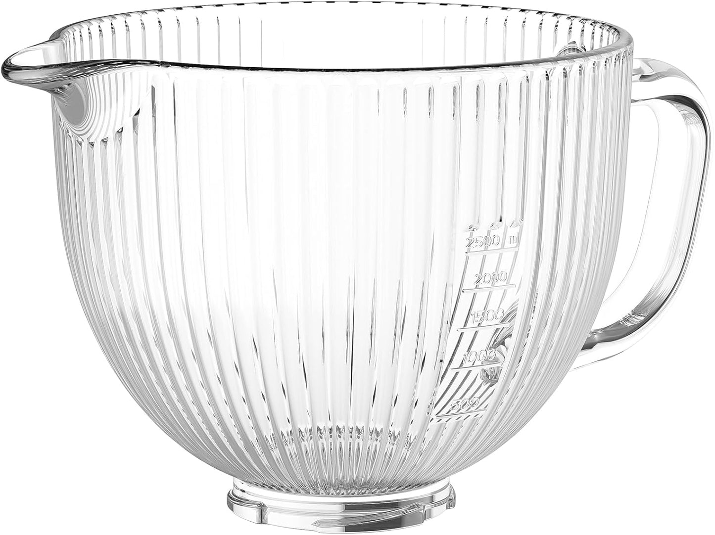 Tazon Vidrio Mezclador 4.5-5qt Batidora Pie Inclinable