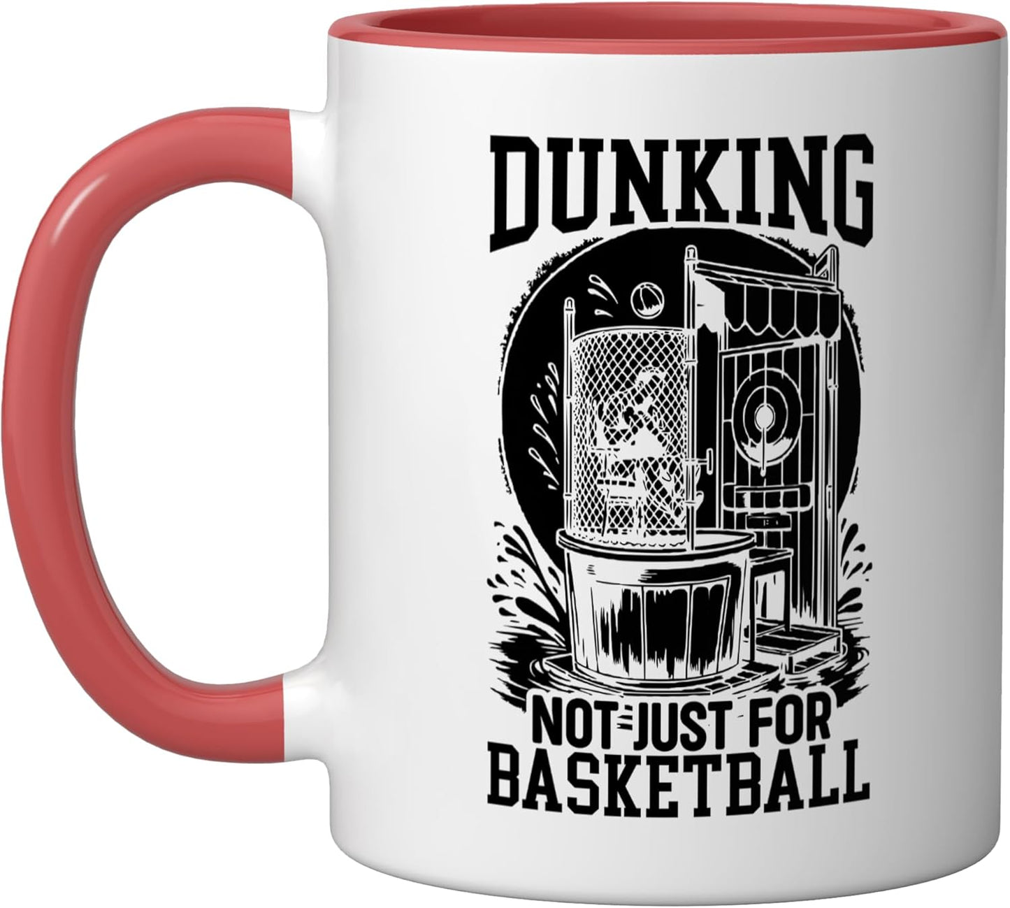 Taza Cerámica para Duchas de Carnaval Roja/Blanca