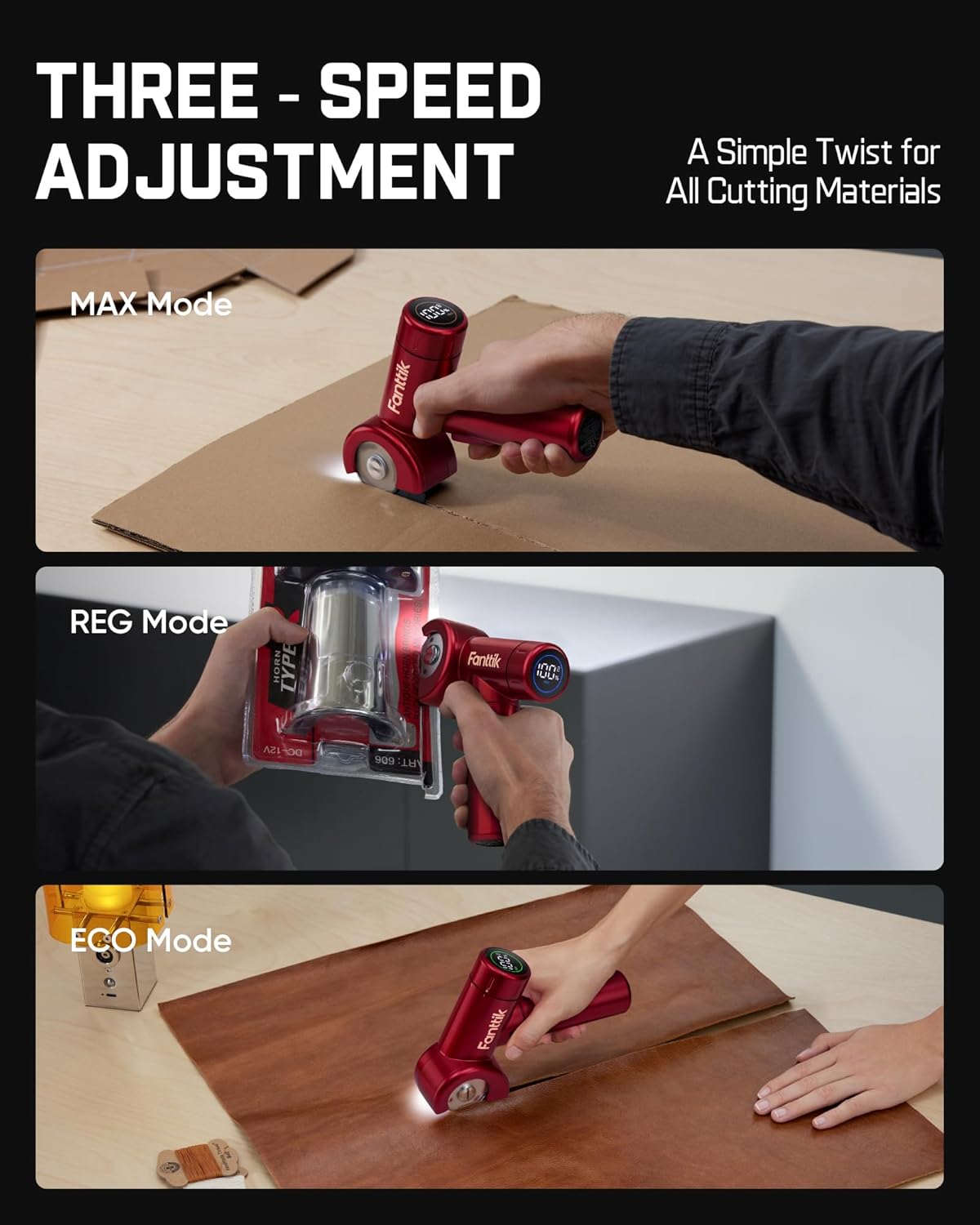 Tijeras eléctricas inalámbricas LED cambio hoja EasySwap rojo
