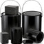 Pack 4 Latas Pintura Metálica 1qt y 1gal Cubos Vacíos Negro