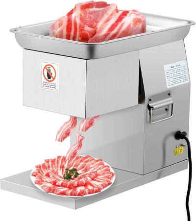 Máquina cortadora carne 800W acero inox 110V