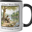 Taza Cerámica con Frase Negro/Blanco